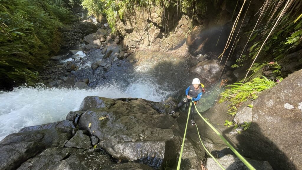 Canyoning sportif à Riviere Noire