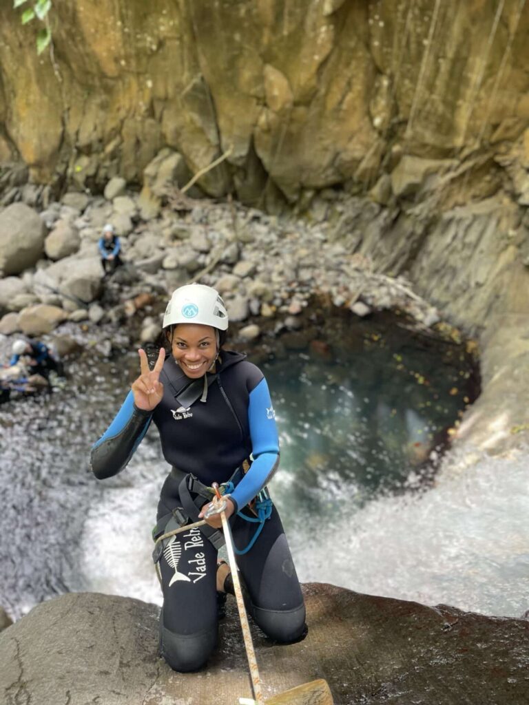 Les spots de canyoning en Guadeloupe, classes par difficultes